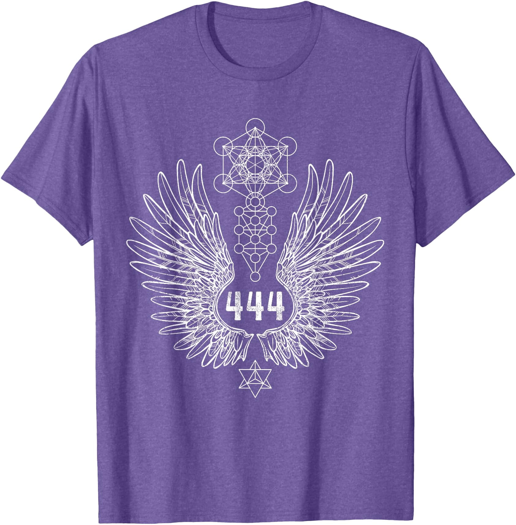Angel Number 444 Sacred Geometry Healing Softstyle Unisex T-Shirt Men ...
