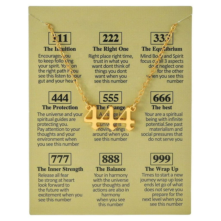 888 Angel Number Necklace