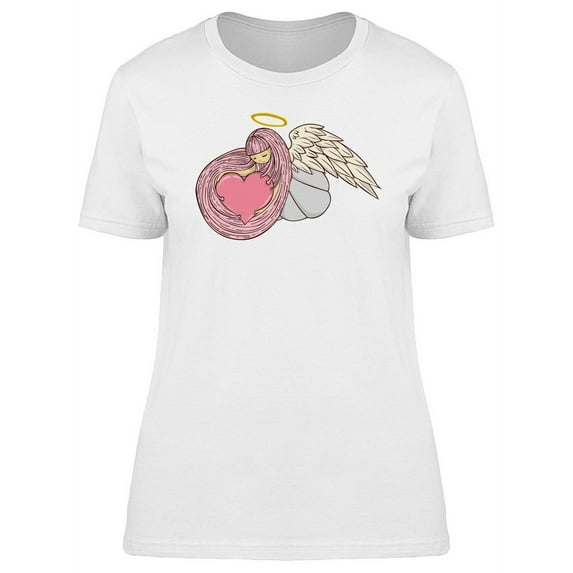 Angel Of Heart T-Shirt Women -Image by Shutterstock, Female x-Large