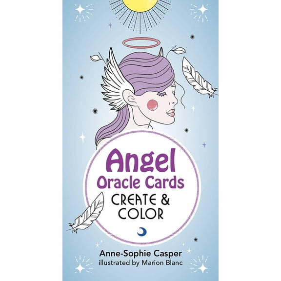 Angel Oracle Cards: Create and Color: 33 Customizable Cards and Step-By-Step Guidebook for Guidance and Self-Reflection, (Paperback)