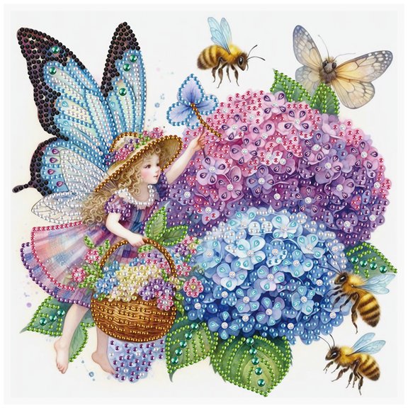Angel Picking Flowers Diamond Art Painting Kit