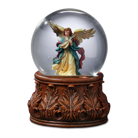 Angel Playing Mandolin Water Globe by CintBllTer