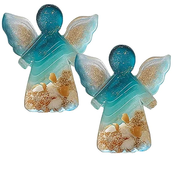 Angel Pocket Hug in Memory of The Dead,Resin Angel Keepsake with Poem Card for Loss, Emotional Grief Support Beach Themed Angel with Card,Memorial Comfort for People