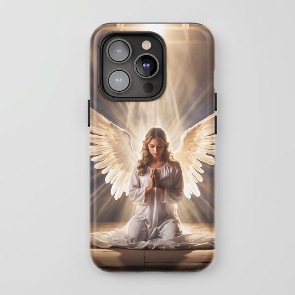 Angel Praying For All iPhone Series Tough Phone Case