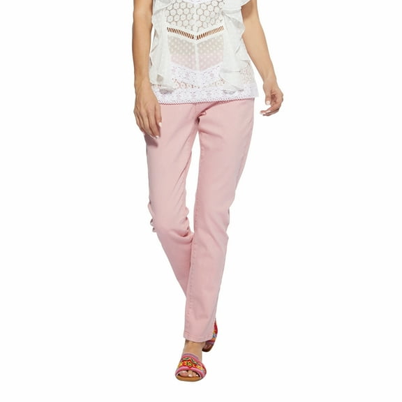 Angel Premium Women's Spring Casual, Slim, Solid Color Jeans Mid-Rise