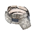thumbnail image 1 of Angel Ranch Women's 1" Square Concho Leather Belt Black, 1 of 3