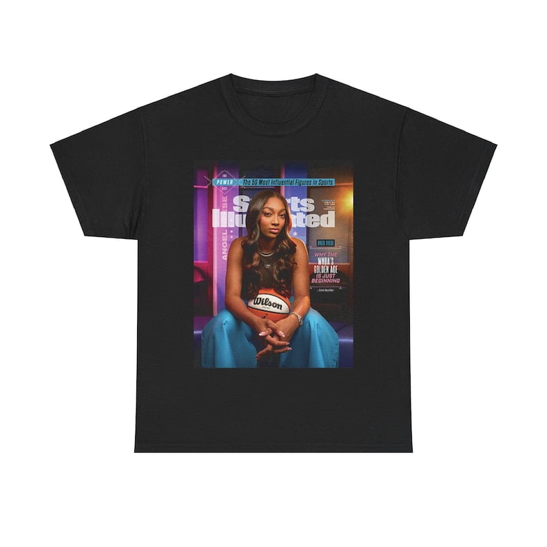 Angel Reese Chicago Sky WNBA Sports Illustrated Cover Tee Shirt
