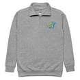 thumbnail image 1 of Angel Reese "Logo" Embroidered Quarter Zip (Carbon Grey, M), 1 of 2