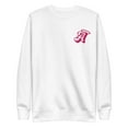 thumbnail image 1 of Angel Reese "Logo" Embroidered Sweatshirt (White, XL), 1 of 2
