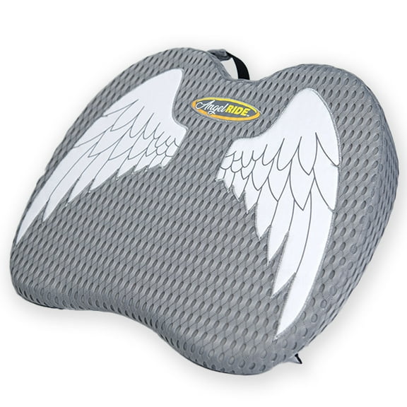 Auto Cushion with Memory Foam, AS SEEN ON Fox News, Advanced Lumbar Helps Relieve Pressure Points, Molds to Any Body, Drive in Heavenly Comfort in Any Vehicle, Breathable, Washable Cover