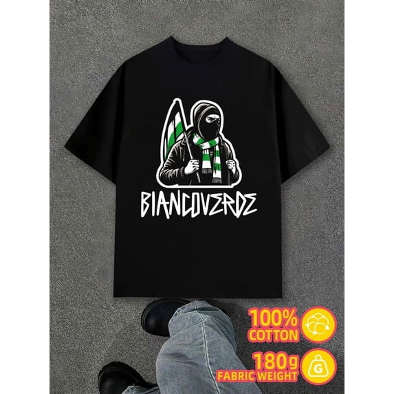 Greenink Angel Scarf T-Shirt men's 180G Cotton white Original Unisex Shirt Printed tshirts Fashion Unisex Shirt Crewneck tshirts Vintage Unisex Shirt Graphic Tee tshirt