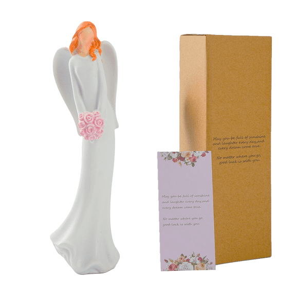 Commemorative Angel Statue Home Decorations, White Figurine