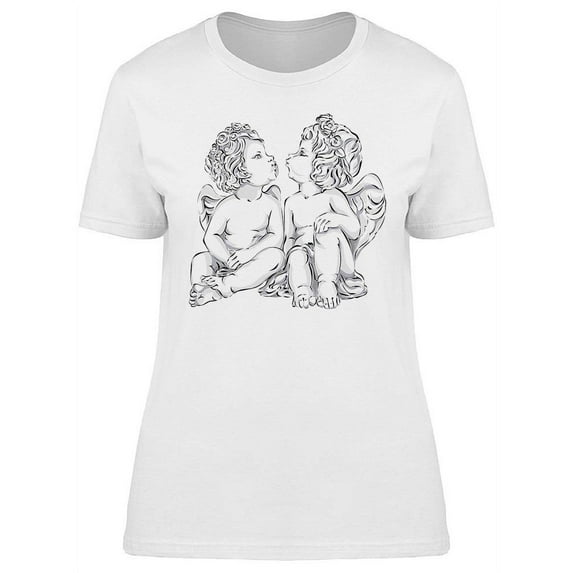 Angel Sculpture T-Shirt Women -Image by Shutterstock, Female Large