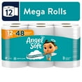 thumbnail image 1 of Angel Soft 2-Ply Toilet Paper, 12 Mega Rolls, 1 of 1