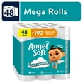 thumbnail image 1 of Angel Soft 2-Ply Toilet Paper, 48 Mega Rolls, 320 Sheets Per Roll, 1 of 10