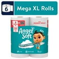 thumbnail image 1 of Angel Soft 2-Ply Toilet Paper, 6 Mega XL Rolls, 1 of 1