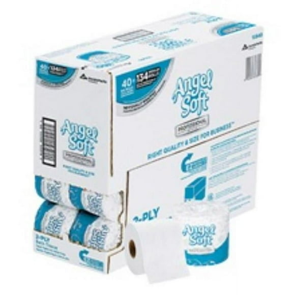 Angel Soft Bathroom Dispenser Pack Toilet Paper 4 x 4 1/20 Sheet (450 Sheet/Roll(40 Roll/Case)