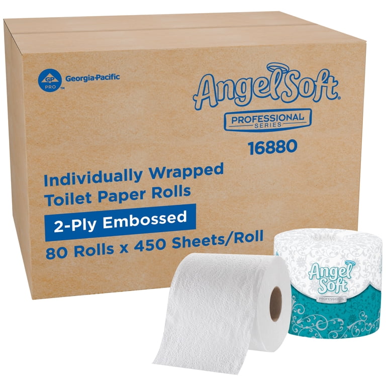 Angel Soft Professional® 2-Ply Quality Bathroom Tissue, 150 ft