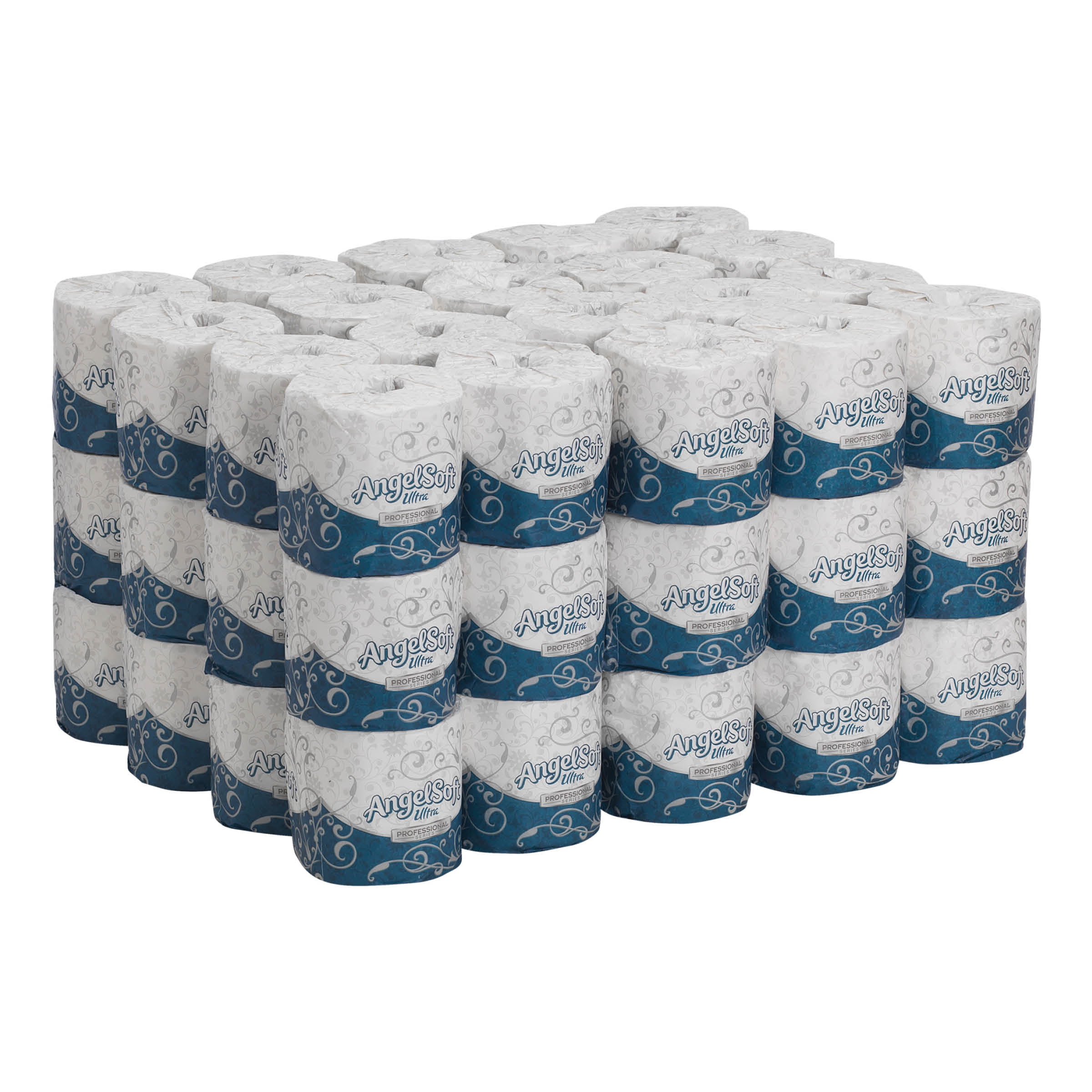 Angel Soft Ultra Professional Series® 2-Ply Embossed Toilet Paper, by GP PRO, 16560, 400 sheets per roll, 60 rolls per case