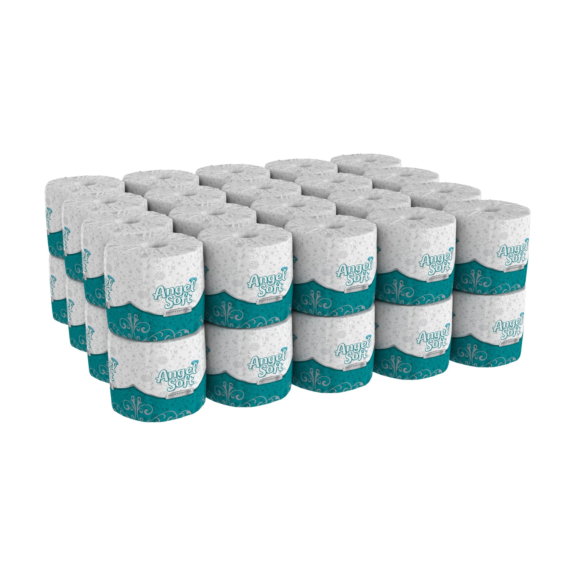 Angel Soft Ultra Professional Series 863080-CS 4 x 4.05 in. 2-Ply Toilet Tissue, White - 450 per Sheet