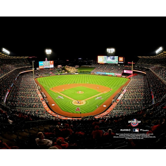 Los Angeles Angels Unsigned 2021 Opening Day Stadium Photograph
