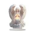 thumbnail image 1 of Angel Statue Acrylic Desktop Stand White Praying Angel Figurine for Tabletop Christmas Decor Holiday Home Display Gift, 1 of 9