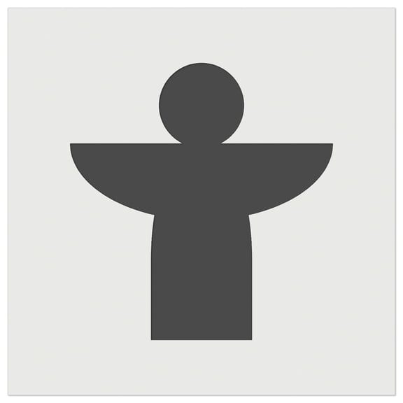 Angel Symbol DIY Cookie Wall Craft Stencil - 5.5 Inch