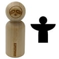 thumbnail image 1 of Angel Symbol Rubber Stamp for Scrapbooking Crafting Stamping - Small 3/4 Inch, 1 of 7