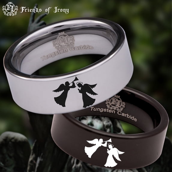 Angel Tungsten Carbide Ring