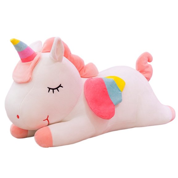 Angel Unicorn Plush Decorative Doll Soft Stuffed Fantasy Animal Home Desk Decor