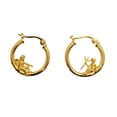 thumbnail image 1 of Angel Whimsical Hoop Earrings Unique Personality Jewelry For Women Stylish Fashion Statement Accessories, 1 of 9