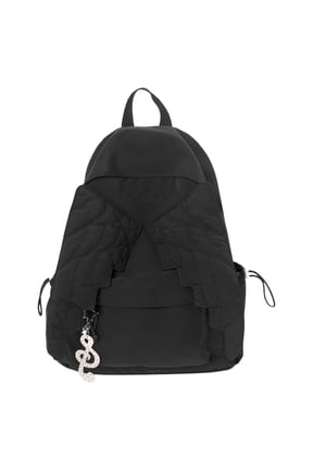 Angel Wing Backpack, 3D Wing Decorated Daypack, Spacious Wings Backpack with Zipper, Aesthetic Rucksack, Cute Bookbag, Kawaii Sweet Rucksack, Casual Novelty Daypack for Daily Outdoor, Black