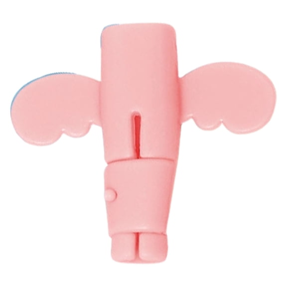Angel Wing Cable Protector, Cute Charger Cord Saver, Silicone USB Cable Protective Sleeve, Anti-Break Charging Cable Strain Relief, Universal Cable Protector for Chargers, Daily Electronics Use