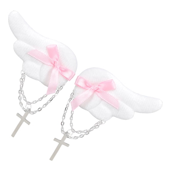 Angel Wing Hair Clip for Girls Punk Hairpins Bowknot Hairclips Animation Hair Barrettes Subculture Hair Accessories