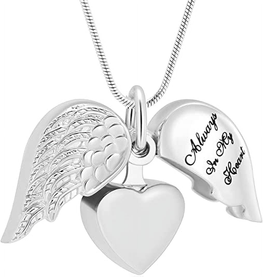 Heart Cremation Urn Necklace Ashes Urn Jewelry Memorial - Temu