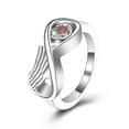thumbnail image 1 of Angel Wing Infinity Love Rings Keepsake Cremation Jewelry for Ashes Holder Memorial Urn Ring for Women, 1 of 5