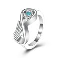thumbnail image 1 of Angel Wing Infinity Love Rings Keepsake Cremation Jewelry for Ashes Holder Memorial Urn Ring for Women, 1 of 5