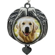 Angel Wing Pet Memorial Frame Ornament You Left A Paw Print On My Heart Forever Dog Sympathy Loving Memory