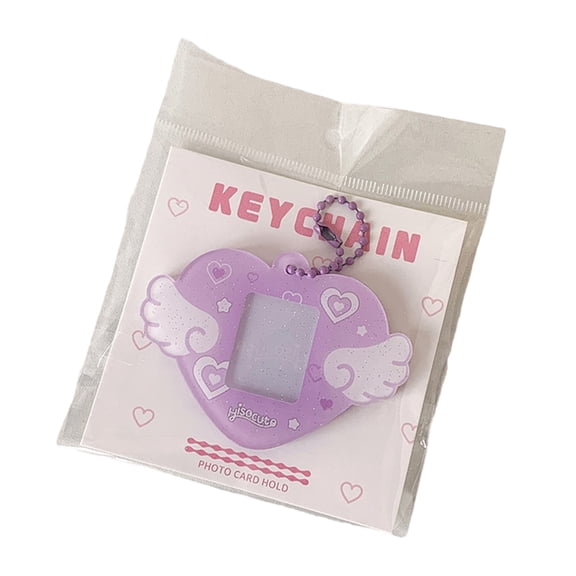 Angel Wing Postcard Collector 1 Inch ID Photo Card Holders for Campus Workplace and Journeys
