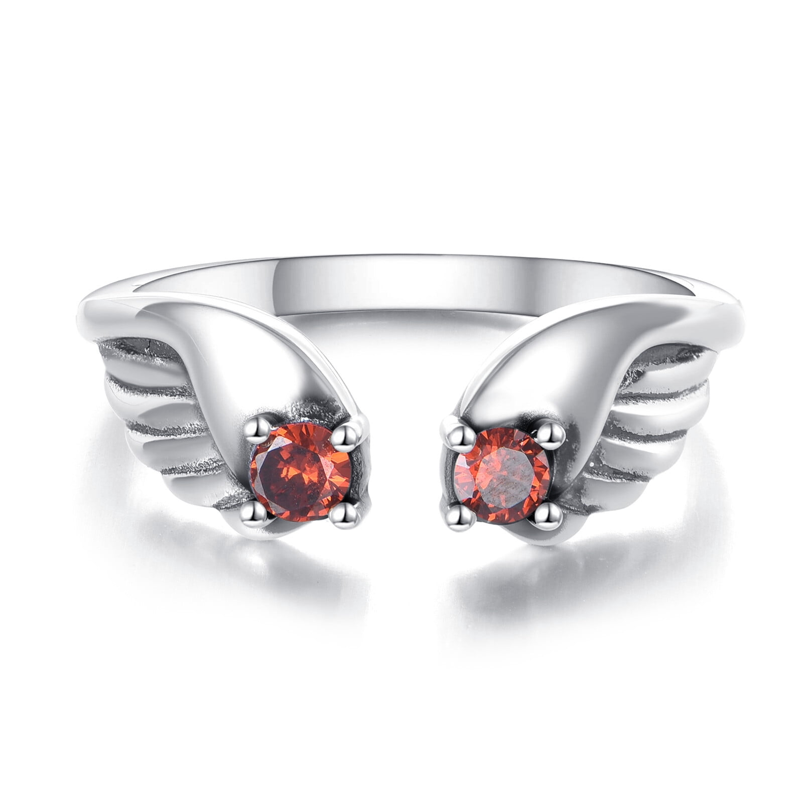 Feather Wrap Ring Silver
