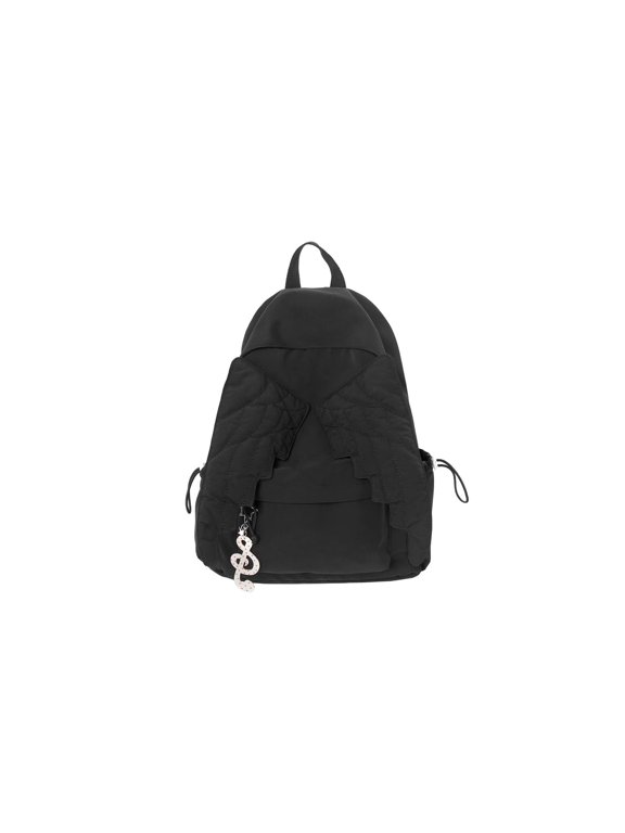 Angel Wing Travel Backpack, Large Capacity Nylon Daypack, Spacious Roomy Novelty Zipper Bag, Casual Backpack for Travel Daily Use