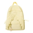 thumbnail image 1 of Angel Wing Women Travel Backpack, Spacious Nylon Zipper Daypack, Cute 3D Wing Casual Rucksack, Lightweight Large Capacity Luggage Bag for Daily Outdoor Weekend Getaway Use, 1 of 5