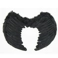 thumbnail image 1 of Angel Wing for Kids Angel Costume Feather Wing for Important Festivals as Halloween, Christmas Eve and Christmas (Black), 1 of 5