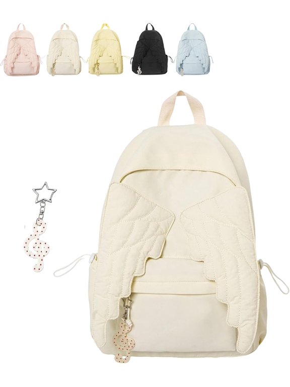 Angel Wings Backpack, Spacious Angel Wings Backpack, Backpacks With Wing, Waterproof Nylon Material, Multi-Pocket Bag