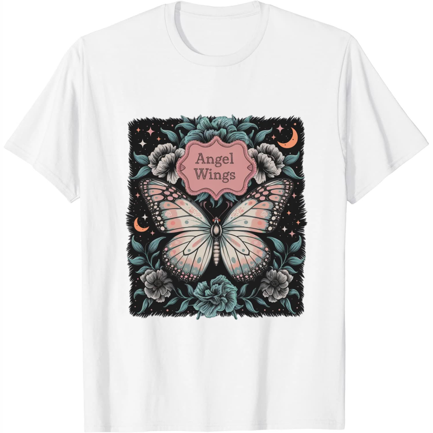 Angel Wings Bird Watcher Gifts Boo Ghost Statistics Math TShirt