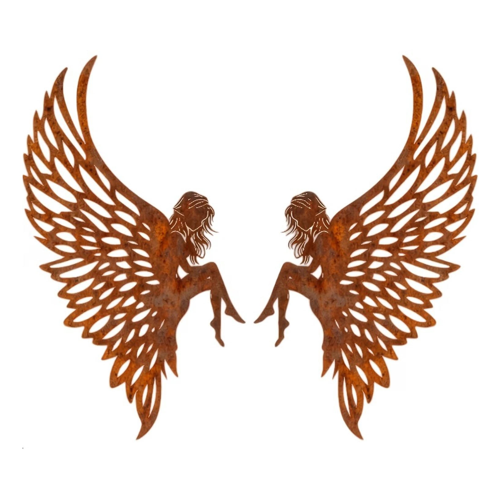 Angel Wings Flowerpot Decoration - Garden Wing Sculpture Planter Outdoor Patio Art With Finish For Yard And Home,Ideal for Gardeners and Homeowners