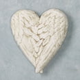 thumbnail image 1 of Angel Wings Handcrafted Heart Shaped Wall Plaque, 1 of 1
