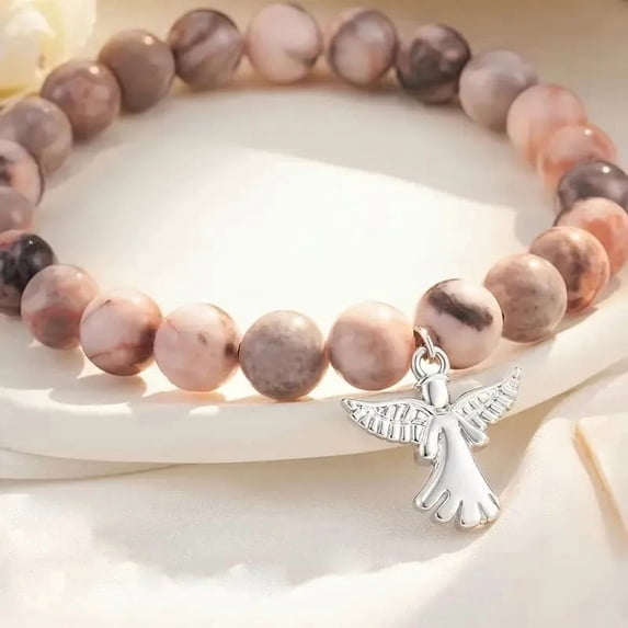 Angel Wings Healing Crystal Bracelet Angel Pendant