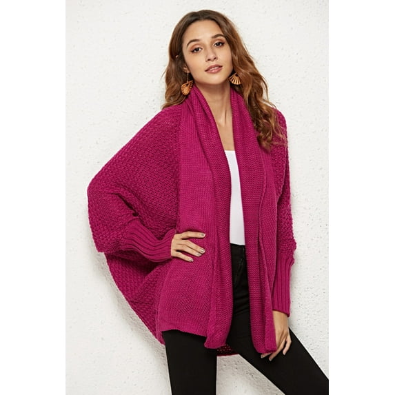 Angel Wings Open Front Batwing Sleeve Cardigan