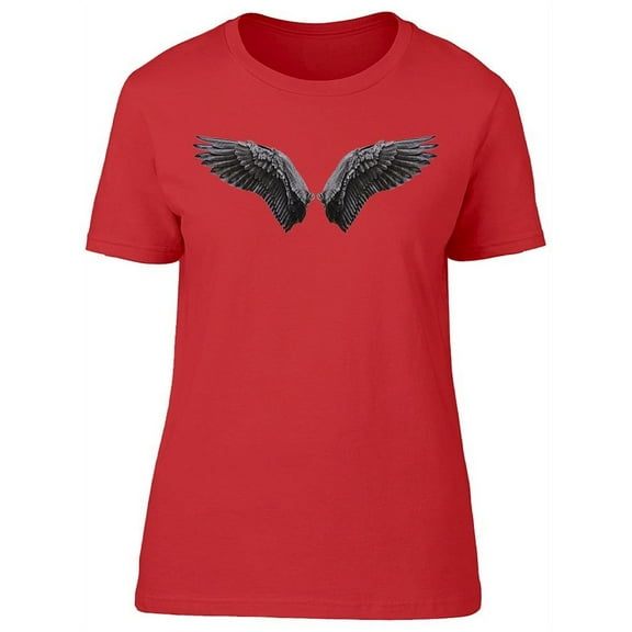 Angel Wings Spread T-Shirt Women -Image by Shutterstock, Female XX-Large